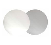 BrandNewCake® Support de Gâteau Rond Blanc/Argent Ø 28cm - Lot de 10 Plateaux en Carton pour Gâteaux