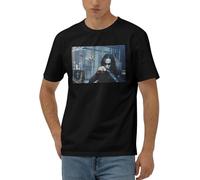 Brandon Lee The Crow Oversized t Shirt Printed Movie Streetwear Tees Tops- Manches Courtes(XX-Large)