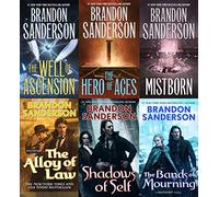 Brandon sanderson mistborn series 6 books collection set
