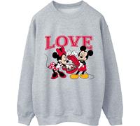Brands In Brands In Grey Disney Mickey Mouse Love Sweatshirt