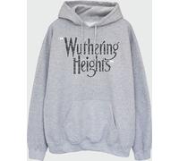 Brands In Brands In Grey Wuthering Heights Logo Text Hoodie
