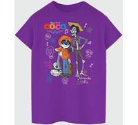 Brands In Brands In Purple Disney Coco Halloween Doodles T-shirt