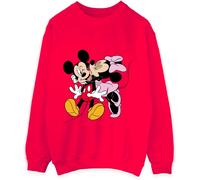 Brands In Brands In Red Disney Mickey Mouse Kiss Sweat Top