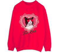 Brands In Brands In Red Valentine's Day Cat Fur Ever Sweat Top