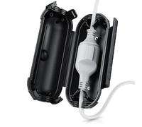 Brandson Boîte Étanche pour Connexions Électriques d'Extérieur IP44 Parfaite pour Le Jardin et Le Bricolage, Boîtier de Sécurité Fiche et Prise, Protection contre les Influences Extérieures 21x8.5cm