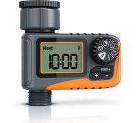 Brandson ordinateur d'arrosage digital avec écran, programmateur d'eau, contrôle d'arrosage, système d'arrosage, programme d'arrosage 1-480 minutes, arrosage toutes les 1-12 h, tous les 1-7 jours