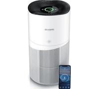 Brandson Purificateur d'air silencieux, Air Purifier, Purificateur d'air ambiant pour pièces de 90 m², filtre HEPA H13 pour personnes allergiques élimine 99,97% des virus bactéries allergènes poussièr