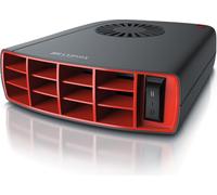 Brandson Radiateur soufflant 1400W, chauffage d'intérieur, chauffage mobile de voiture, voiture, protection contre la surchauffe, dégivrage chauffage d'appoint, noir/rouge