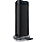 Brandson Radiateur soufflant à économie d'énergie, appareil de chauffage céramique 2000W, télécommande, 2 niveaux de puissance, protection contre la surchauffe, arrêt automatique, protection contre le