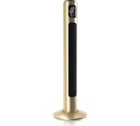 Brandson Ventilateur de tour, GS, oscillation de 60° commutable, ventilateur sur pied, ventilateur mobile, ventilateur à colonne 96 cm, ventilateur à 3 vitesses, télécommande incluse, champagne