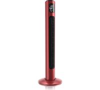 Brandson Ventilateur de tour, oscillant à 60 degrés, ventilateur sur pied avec télécommande, ventilateur mobile, ventilateur à colonne, 96 cm, ventilateur avec 3 vitesses, GS, rouge rubis