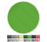 Brandsseller Nappe de Jardin Ø 160 cm Nappe à Franges extérieur Linge de Table Ronde expansé pour Le Jardin, la terrasse, Le Balcon résistante aux intempéries antidérapante - Vert Clair