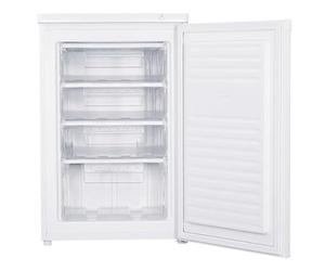 BRANDT BFT525EW - Congélateur armoire 91L - 4 tiroirs transparents - Super congélation - Autonomie 12h - Dégivrage manuel - Commande mécanique - Bac à glaçons inclus