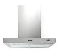 Brandt BHB6601X - Hotte - hotte décorative - largeur : 60 cm - profondeur : 50 cm - evacuation & recyclage - acier inoxydable Acier inoxydable G