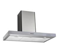 Brandt - Hotte décorative 617m³/h 90cm, bhb 6901 x - Inox