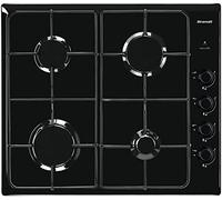 Brandt - Table de cuisson au gaz - 4 plaques de cuisson - Niche - largeur : 56 cm - profondeur : 49 cm - noir Noir, noir G
