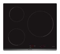 Brandt BPI6315B - Table de cuisson à induction - 3 plaques de cuisson - Niche - largeur : 56 cm - profondeur : 49 cm - noir