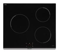 Brandt - BPI6360B - Plaque Induction - Table de Cuisson Encastrable - Noir - 3 Foyers - 5900W - Dimensions Encastrement : 56x49cm - Précision et Performances - Fabriqué en France