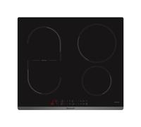 Table de cuisson induction BRANDT - 4 zones - L 58 x P51 cm - 3600 W - Revêtement verre - Noir - CPI6400B