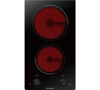 Brandt BPV6210B - Vitrocéramique - 2 plaques de cuisson - Niche - largeur : 26.8 cm - profondeur : 49 cm - noir Noir G