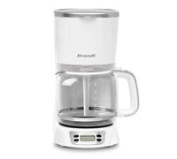 Brandt CAF1318ES - Cafetière - 18 tasses - blanc