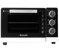 brandt four multifonction 26l 1500w noir/blanc fc265mw