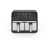 Brandt - FRIAF2C4 - friteuse sans huile - Airfyer double cuve - 1700 W - 8L - 8 programmes auto - Ecran LED