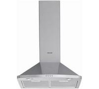 hotte décorative pyramidale aspirante inox largeur 60cm débit d'air 603m3h