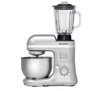 Brandt Robot pâtissier KM650BS Compact multifonction 650 W 6 vitesses + fonction PULSE Bol 4L Gris