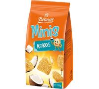 Brandt Minis Mini-biscottes à la noix de coco finement râpée 110g