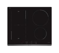 Brandt Table de cuisson à induction BPI6428UB - 4 foyers - 56 x 49 cm - Noir