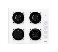 Brandt - Table verre gaz blanche bpg3400w