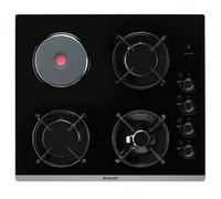 Brandt Table de cuisson mixte 51cm 4 feux noir - bpg6413bm