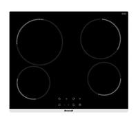 Brandt Table de cuisson vitrocéramique 60cm 4 feux 6300w noir - BPV1641B