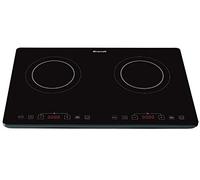 BRANDT Table induction 2 foyers 2000 Watts par foyer 10 positions de cuisson TI2SLIM1 noire