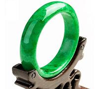 Brangle de jade pour femmes Green Birmane Birmanie Natural Jadeite Gift For Girls Healing Bonne chance avec certificat Boîte à bijoux (taille: 60 mm)
