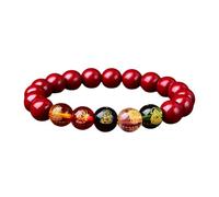 Brangle de perle Pi Xiu - Charme de richesse d'énergie spirituelle, fortune attirant le bracelet de pierres précieuses | Protection de la prospérité orné du poignet, accessoire d'équilibrage d'é