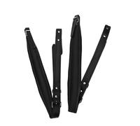 Brangles d'accordéon, courroies d'accordéon à bandoulière en cuir avec boucles réglables accessoires d'instruments de musique pour 16-120 basse (Noir)
