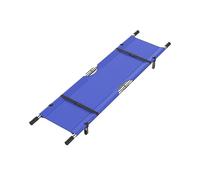 BRANII Civière Médicale Pliante, Brancard Portative en Acier Inoxydable, Bleue d'urgence Brancard, Panneau de Transfert du Patient Polyvalente, pour Le Sauvetage en Cas D'accident