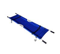 BRANII Civière Portative Pliante, Brancard Médicale en Alliage D'aluminium, Civière Sauvetage À Domicile, avec Transfert de Patients À roulettes, pour Hôpital, Clinique, Sites Sportifs