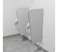 BRANII Cloison D'urinoir Murale, Extension Cloison D'urinoir, Cloison de Toilettes, Séparateur de Cloison D'urinoir Mural 90x45cm, for Centres Commerciaux/écoles/lieux Publics (Size : 1pcs)