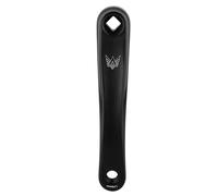 Brank à Vélo, Alliage en Aluminium 170 Mm 4 Options de Manivelle à Une Seule Chaîne, Haute Résistance pour la Réparation de Vélo Accessoire de de Nombreux Modèles de Accessoire de (Trou de