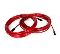 BRANK SPORTS® Pack de 2 Câbles en acier de rechange adaptables toutes Cordes à sauter | Longueur 3m50 | 2 diamètres et 7 couleurs au choix | Fixations remplacement incluses | Idéal confirmés aux double under