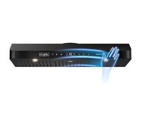 Brano Hotte aspirante de 36 pouces sous l'armoire 900 CFM avec commande vocale/gestuelle/tactile avec ventilateur d'échappement à 4 vitesses, mode mémoire, lumières réglables, noir