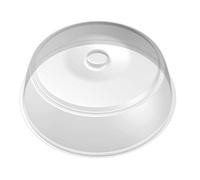 BranQ Home essential Couvercle pour micro-ondes, en plastique, sans BPA, transparent, Ø 27 x 9 cm
