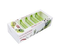 BranQ Organiseur de Cuisine en Plastique Vert 35 x 34,39 x 14 cm