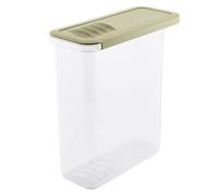 BranQ récipient alimentaire 2,5l transparent couvercle vert olive Shark