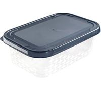 Branq Set de bocaux alimentaires Ori noir 5pcs - rectangulaire