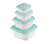 Branq Set de bocaux alimentaires Ori vert 4pcs - carré