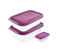 Branq Set de bocaux alimentaires Oriple 3pcs - rectangulaires